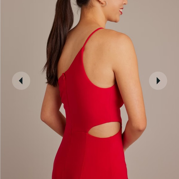 NWT JUMP one shoulder jersey gown with cutout size 13/14 Prom Dance Elegant - Picture 3 of 4